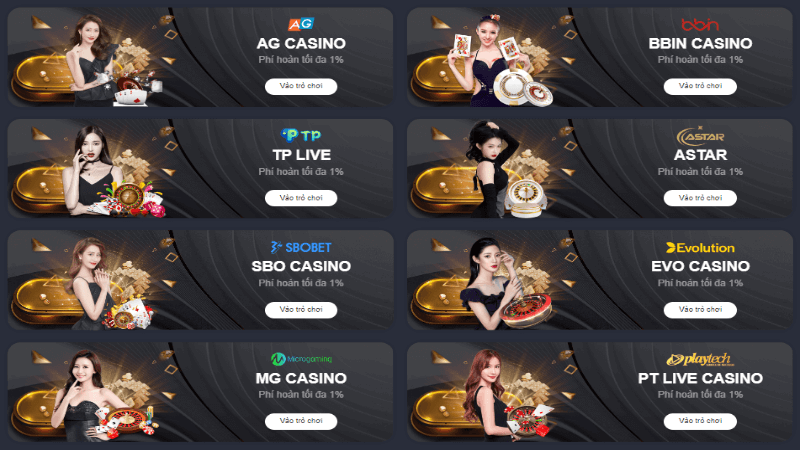 e88 còn cung cấp dịch vụ casino trực tuyến